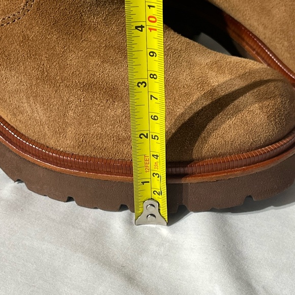 Sofft Jordie Chelsea Ankle Boots Camel Suede Waterproof Lug Sole - Picture 13 of 13